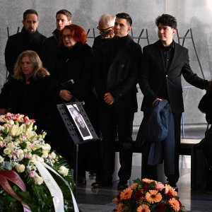 Ispraćaj koreografa Milka Šparembleka na Krematoriju