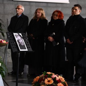 Ispraćaj koreografa Milka Šparembleka na Krematoriju