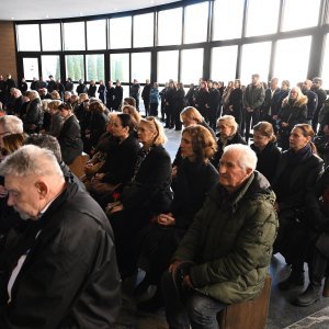 Ispraćaj koreografa Milka Šparembleka na Krematoriju