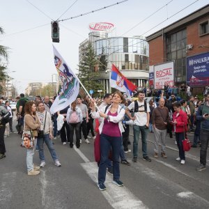 Atmosfera u Beogradu uoči prosvjeda
