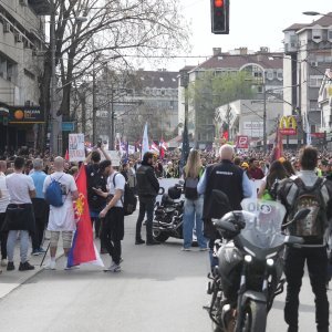 Atmosfera u Beogradu uoči prosvjeda