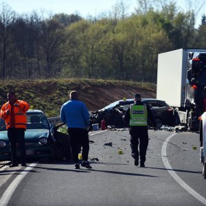 Teška prometna nesreća na državnoj cesti D1