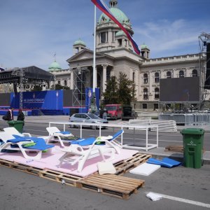 Pripreme za skup u Beogradu