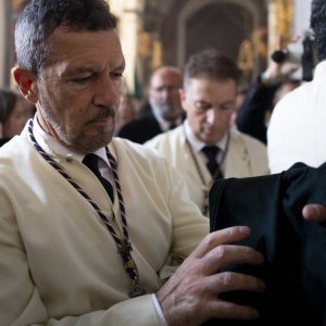 Antonio Banderas na procesciji u Malagi