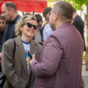 Ivana Kekin s građanima u centru Zagreba
