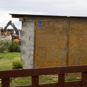 Rušenje bespravne gradnje u općini Ližnjan