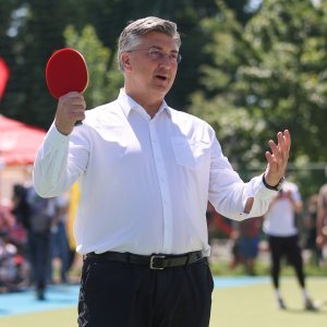 Andrej Plenković na Deflimpijskom danu