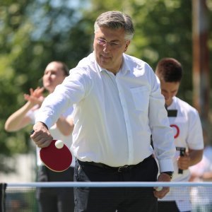 Andrej Plenković na Deflimpijskom danu