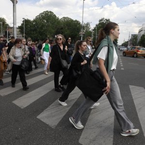 Gužva na Savskoj ulici u Zagrebu