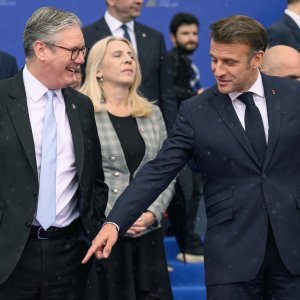 Keir Starmer i Emmanuel Macron