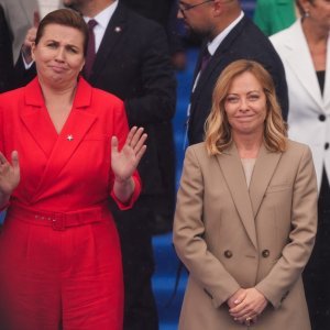Mette Frederiksen i Georgia Meloni