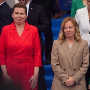 Mette Frederiksen i Georgia Meloni