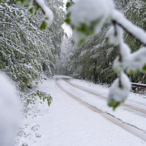 Snijeg pao u Nacionalnom parku Sjeverni Velebit