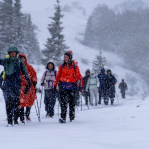 Snijeg pao u Nacionalnom parku Sjeverni Velebit