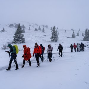 Snijeg pao u Nacionalnom parku Sjeverni Velebit