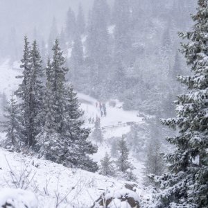 Snijeg pao u Nacionalnom parku Sjeverni Velebit
