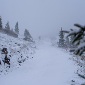 Snijeg pao u Nacionalnom parku Sjeverni Velebit