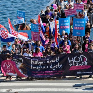 Hod za život, obitelj i Hrvatsku održan u Zadru