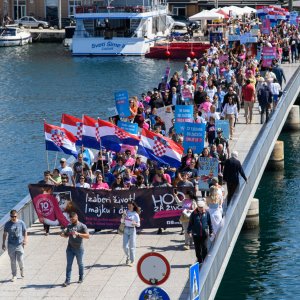 Hod za život, obitelj i Hrvatsku održan u Zadru