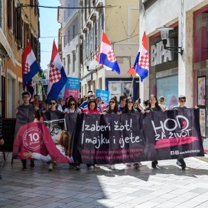 Hod za život, obitelj i Hrvatsku održan u Zadru