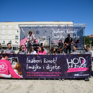 Hod za život, obitelj i Hrvatsku održan u Zadru