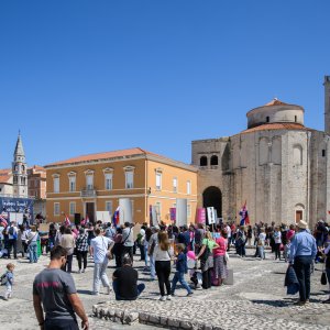 Hod za život, obitelj i Hrvatsku održan u Zadru