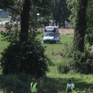 Pripreme za Thompsonov koncert na Hipodromu