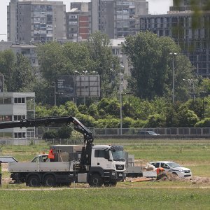 Pripreme za Thompsonov koncert na Hipodromu