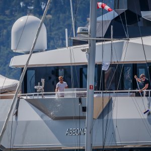 Jahte Jeffa Bezosa u Marini Kaštela