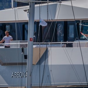 Jahte Jeffa Bezosa u Marini Kaštela