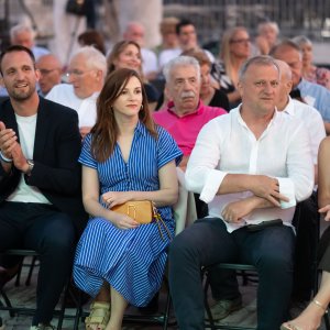 Šime Erlić sa suprugom, Branko Dukić