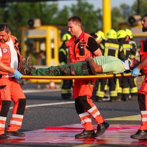 Vježba 'Sigurnost '25' na autocesti kod Sv. Helene