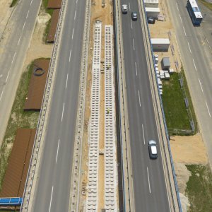 Radovi u Sarajevskoj ulici u Zagrebu snimljeni iz zraka