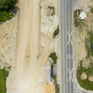 Radovi u Sarajevskoj ulici u Zagrebu snimljeni iz zraka