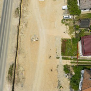 Radovi u Sarajevskoj ulici u Zagrebu snimljeni iz zraka