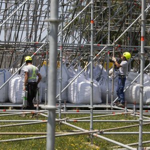 Radovi na Hipodromu za koncert Marka Perkovića Thompsona