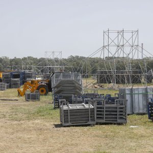 Radovi na Hipodromu za koncert Marka Perkovića Thompsona