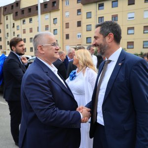 Tradicionalna utakmica nakon svečanog obilježavanja 36. obljetnice osnutka HDZ-a na terenu NK Jarun