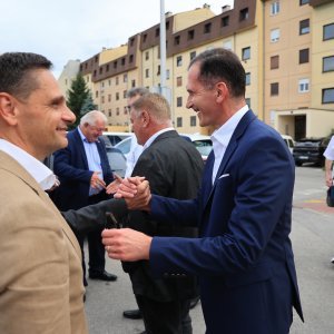 Tradicionalna utakmica nakon svečanog obilježavanja 36. obljetnice osnutka HDZ-a na terenu NK Jarun