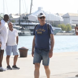 Magic Johnson s obitelji i prijateljima u Trogiru
