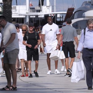 Magic Johnson s obitelji i prijateljima u Trogiru