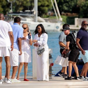 Magic Johnson s obitelji i prijateljima u Trogiru