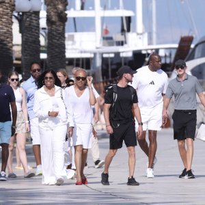 Magic Johnson s obitelji i prijateljima u Trogiru