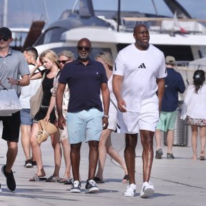Magic Johnson s obitelji i prijateljima u Trogiru