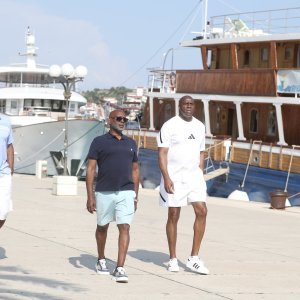 Magic Johnson s obitelji i prijateljima u Trogiru