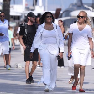 Magic Johnson s obitelji i prijateljima u Trogiru