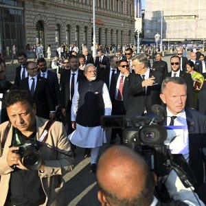 Narendra Modi i Andrej Plenković prošetali Zagrebom