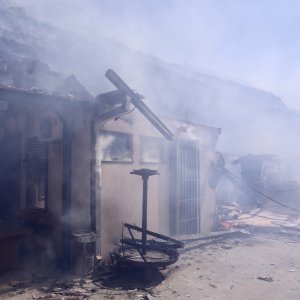 Izgorjela uljara Orgula u Marušićima