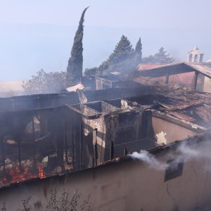 Izgorjela uljara Orgula u Marušićima