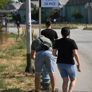 Obožavatelji u fan zonama ispred Hipodroma